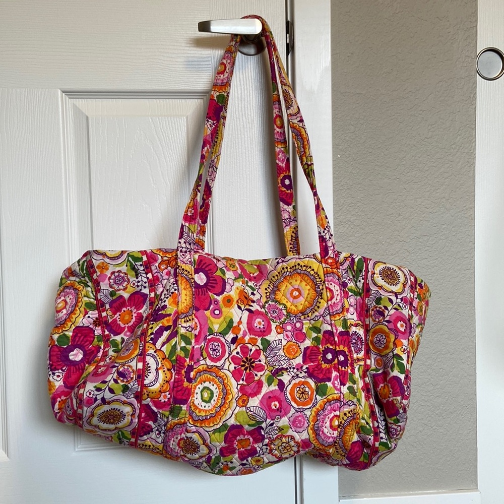 Vera Bradley Pink Floral Duffel
